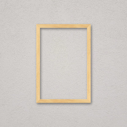 La cornice grezza 20×30 cm a parete: la cornice pronta per la tua immagine