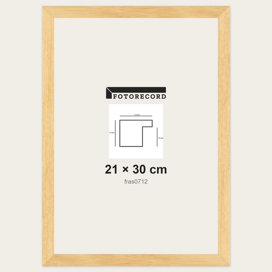 Cornici grezze fai-da-te 21x30 cm — Profilo piatto 15x14 mm