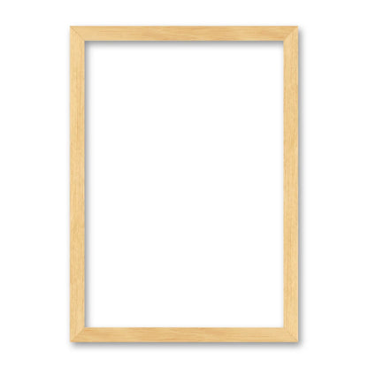 La cornice grezza 21×30 cm su fondo bianco