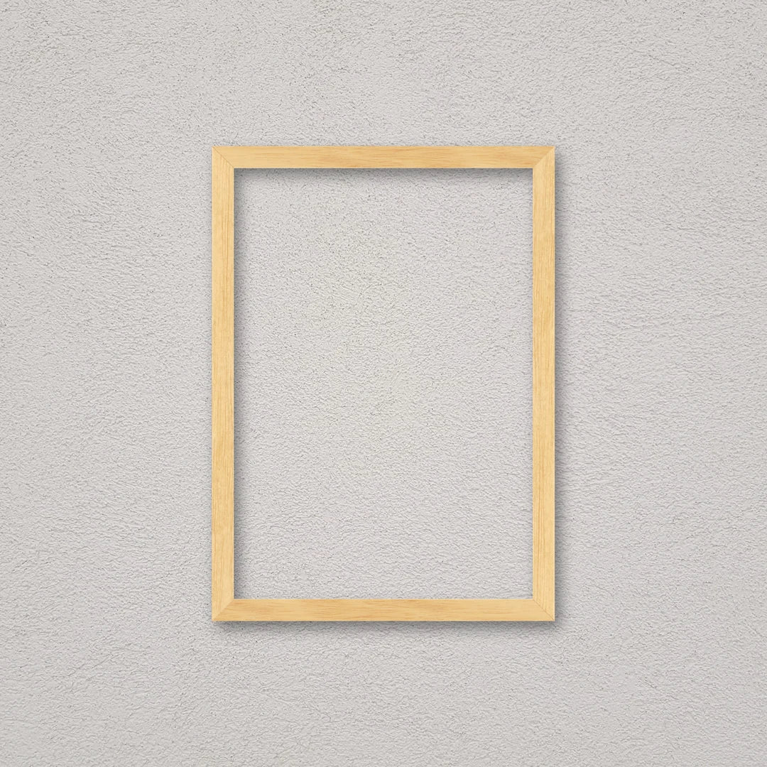 La cornice grezza 21×30 cm a parete: la cornice pronta per la tua immagine