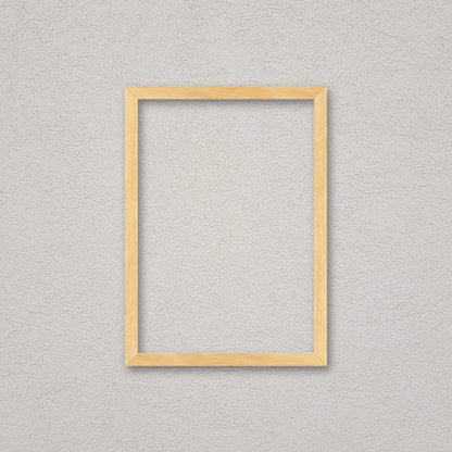 La cornice grezza 21×30 cm a parete: la cornice pronta per la tua immagine