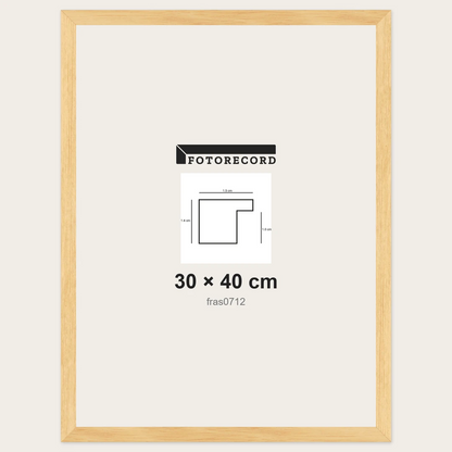 Cornici grezze fai-da-te 30x40 cm — Profilo piatto 15x14 mm