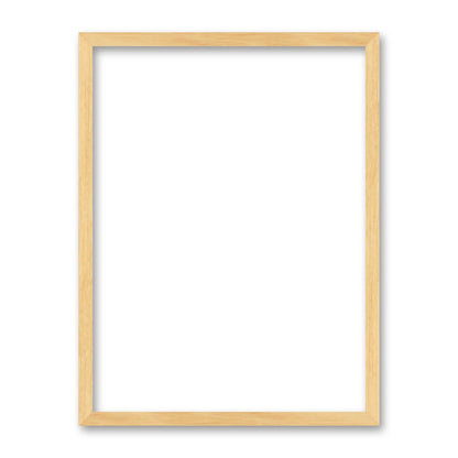La cornice grezza 30×40 cm su fondo bianco