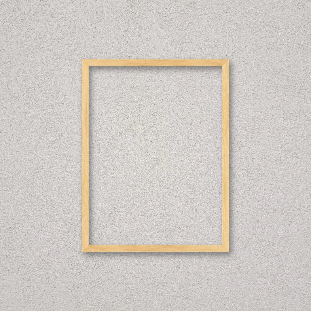 La cornice grezza 30×40 cm a parete: la cornice pronta per la tua immagine