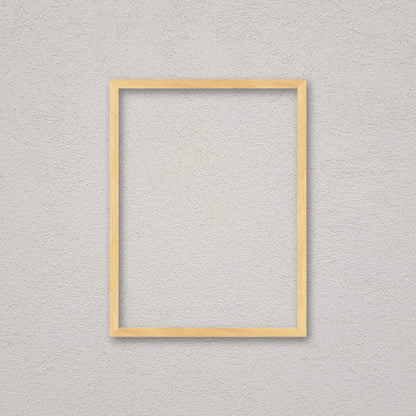 La cornice grezza 30×40 cm a parete: la cornice pronta per la tua immagine