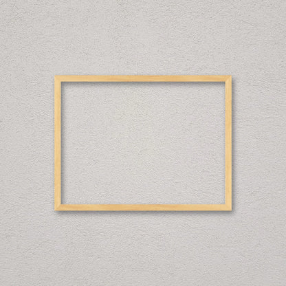 La cornice grezza 30×40 cm a parete di traverso: la cornice pronta per la tua immagine