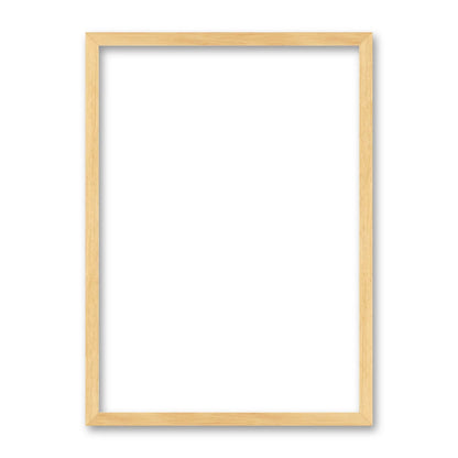 La cornice grezza 30×42 cm su fondo bianco