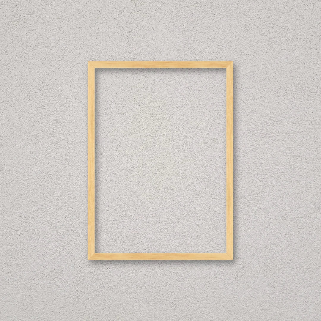 La cornice grezza 30×42 cm a parete: la cornice pronta per la tua immagine