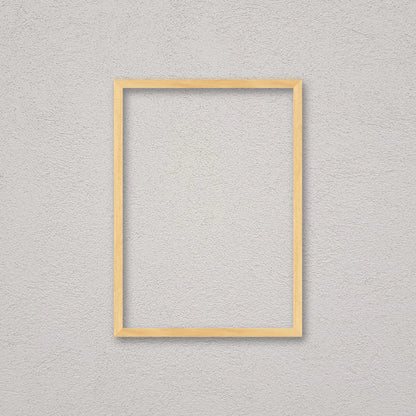 La cornice grezza 30×42 cm a parete: la cornice pronta per la tua immagine
