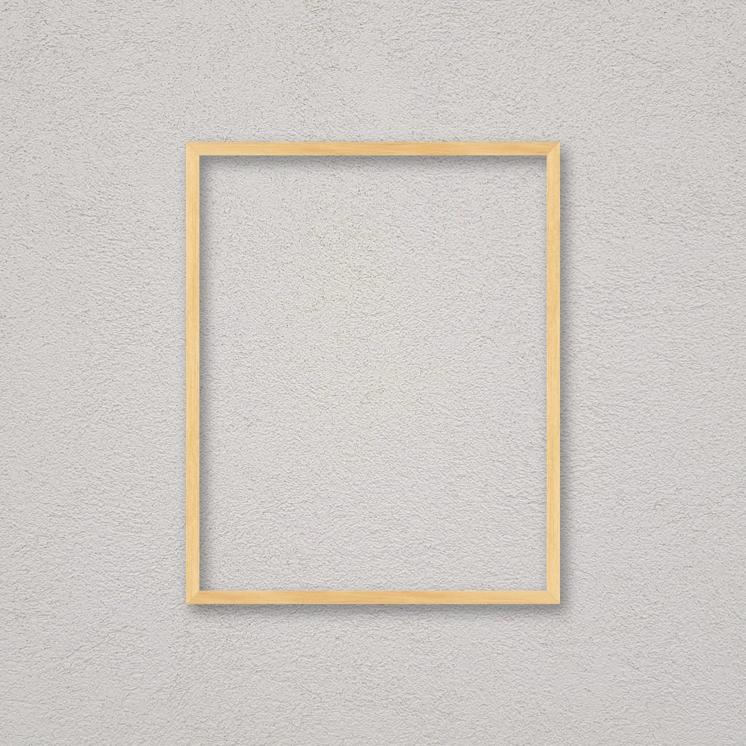 La cornice grezza 40×50 cm a parete: la cornice pronta per la tua immagine