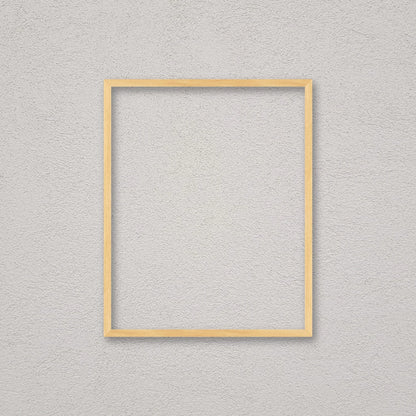La cornice grezza 40×50 cm a parete: la cornice pronta per la tua immagine
