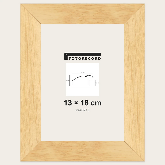 Cornici grezze fai-da-te 13x18 cm — Profilo piatto 30x15 mm