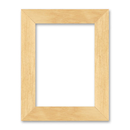 La cornice grezza 13×18 cm su fondo bianco