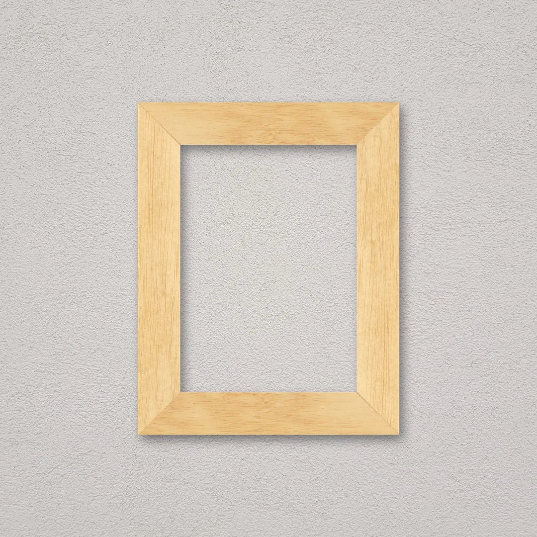 La cornice grezza 13×18 cm a parete: la cornice pronta per la tua immagine