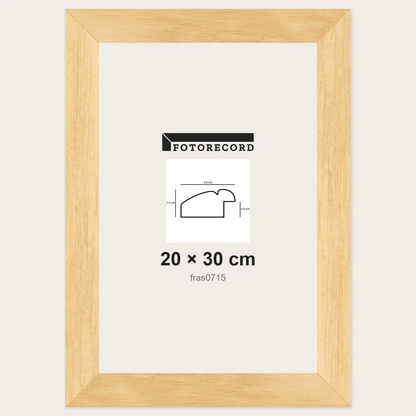 Cornici grezze fai-da-te 20x30 cm — Profilo piatto 30x15 mm