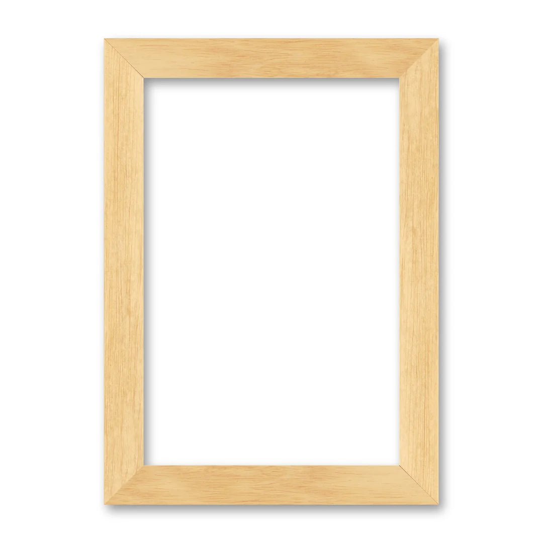 La cornice grezza 20×30 cm su fondo bianco