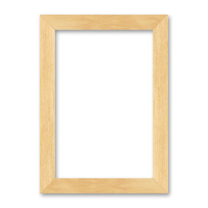 La cornice grezza 20×30 cm su fondo bianco