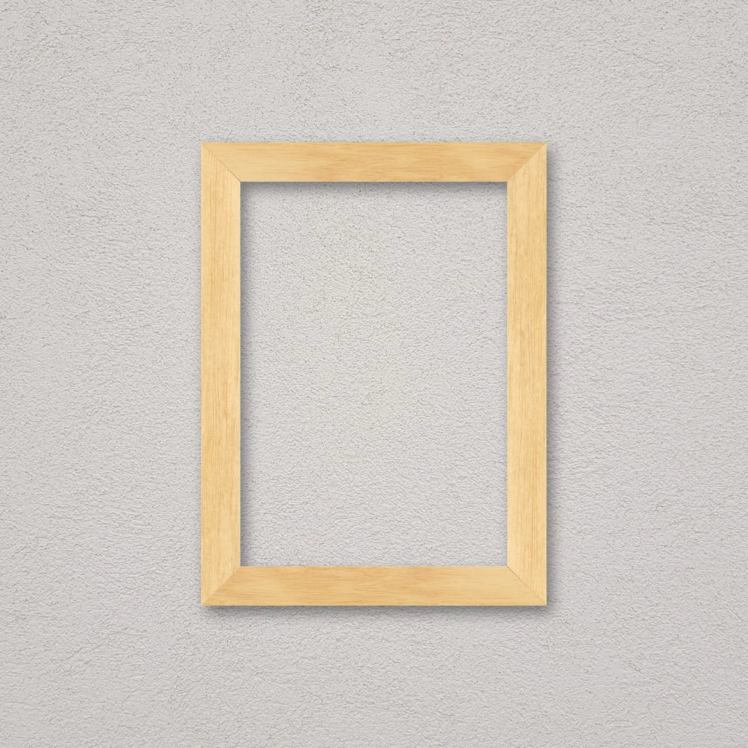 La cornice grezza 21×30 cm a parete: la cornice pronta per la tua immagine