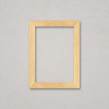 La cornice grezza 21×30 cm a parete: la cornice pronta per la tua immagine