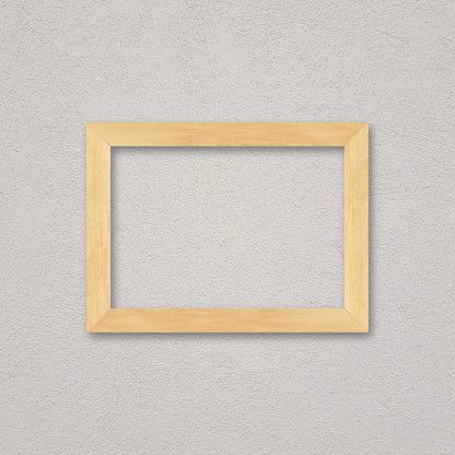 La cornice grezza 21×30 cm a parete di traverso: la cornice pronta per la tua immagine
