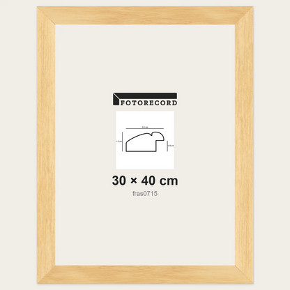 Cornici grezze fai-da-te 30x40 cm — Profilo piatto 30x15 mm