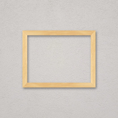 La cornice grezza 30×40 cm a parete di traverso: la cornice pronta per la tua immagine