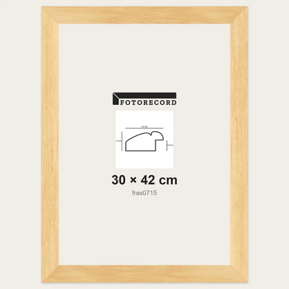 Cornici grezze fai-da-te 30x42 cm — Profilo piatto 30x15 mm