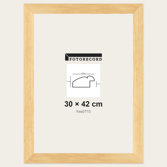 Cornici grezze fai-da-te 30x42 cm — Profilo piatto 30x15 mm