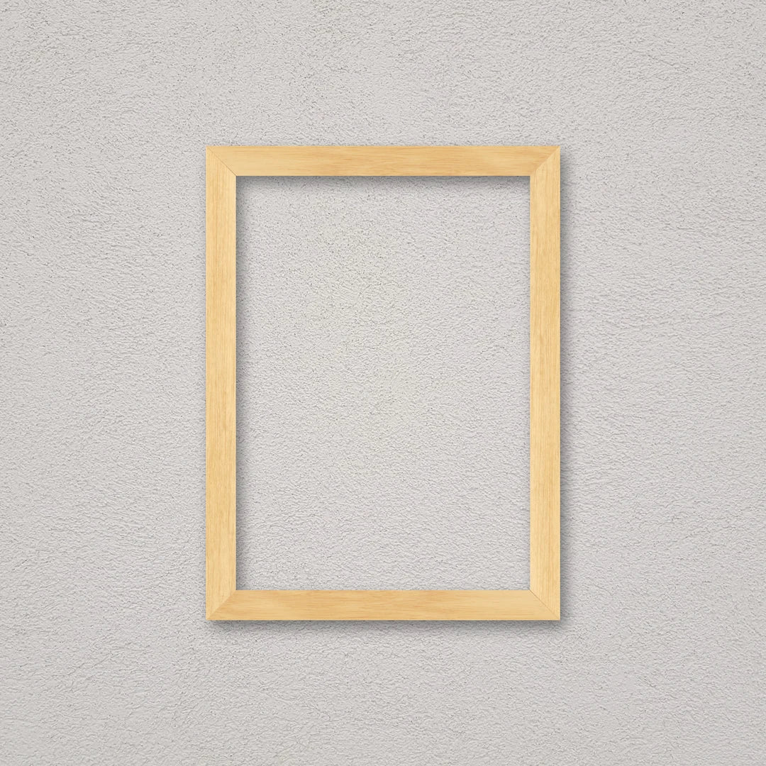 La cornice grezza 30×42 cm a parete: la cornice pronta per la tua immagine