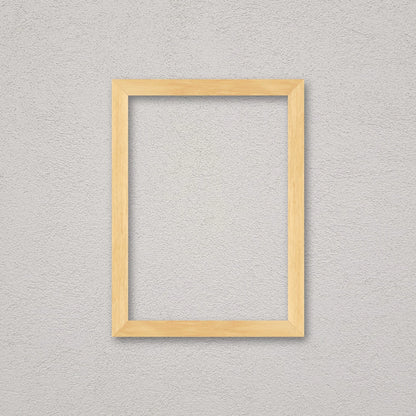 La cornice grezza 30×42 cm a parete: la cornice pronta per la tua immagine