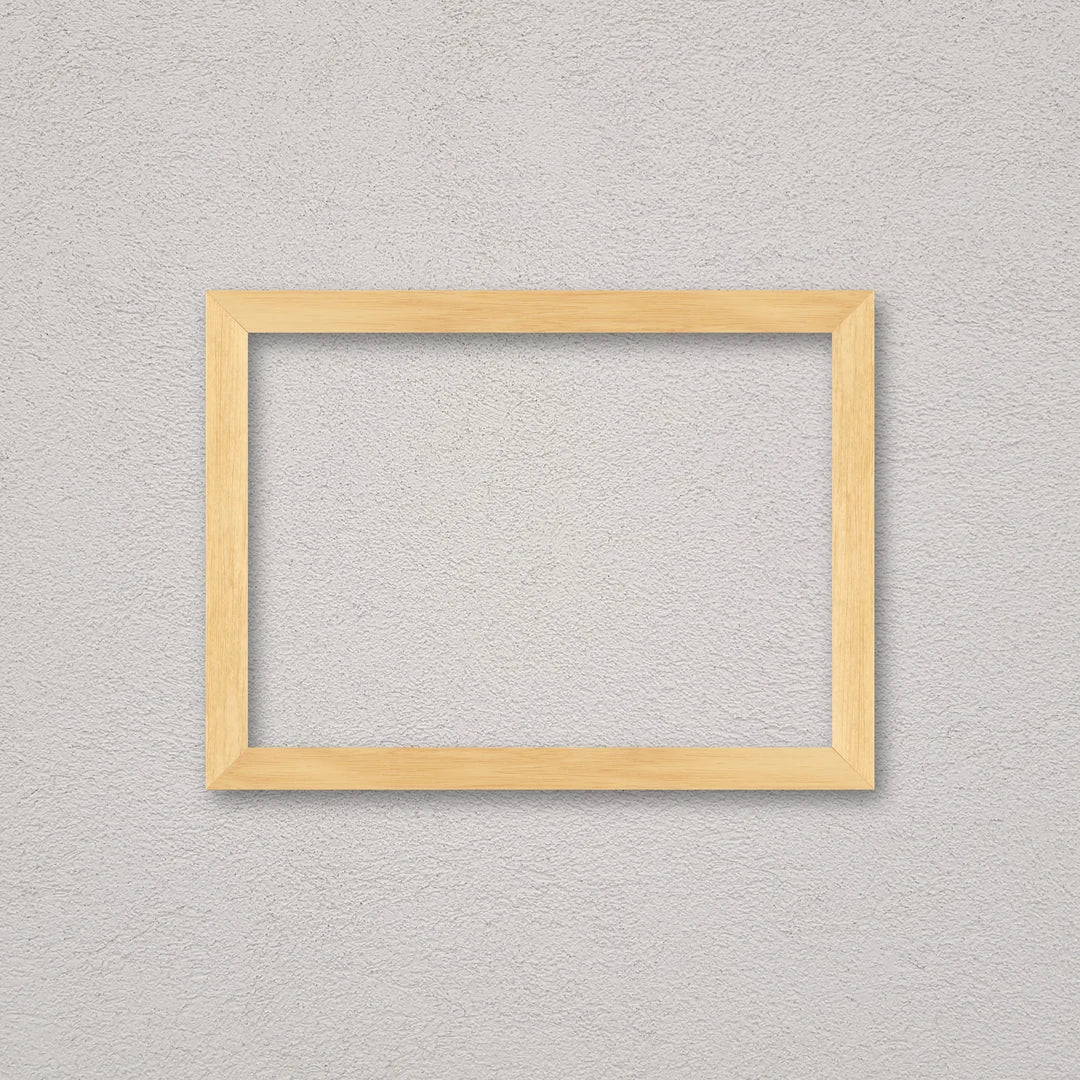 La cornice grezza 30×42 cm a parete di traverso: la cornice pronta per la tua immagine