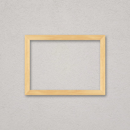 La cornice grezza 30×42 cm a parete di traverso: la cornice pronta per la tua immagine