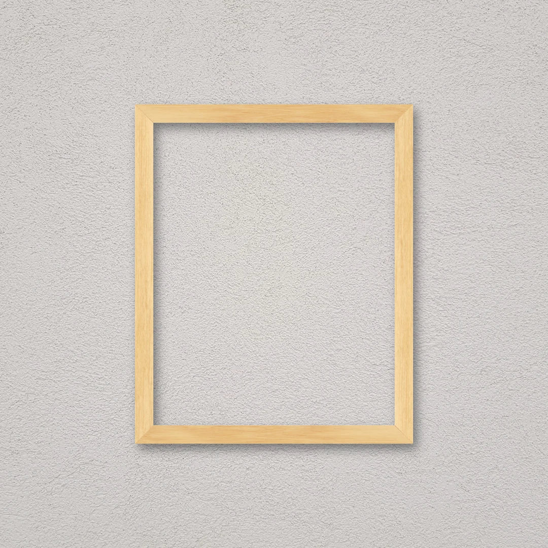 La cornice grezza 40×50 cm a parete: la cornice pronta per la tua immagine