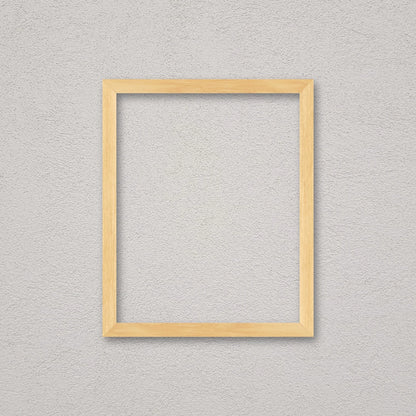La cornice grezza 40×50 cm a parete: la cornice pronta per la tua immagine