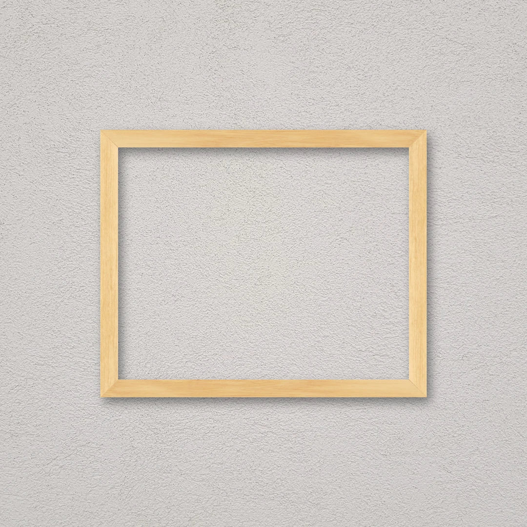 La cornice grezza 40×50 cm a parete di traverso: la cornice pronta per la tua immagine