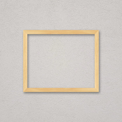 La cornice grezza 40×50 cm a parete di traverso: la cornice pronta per la tua immagine