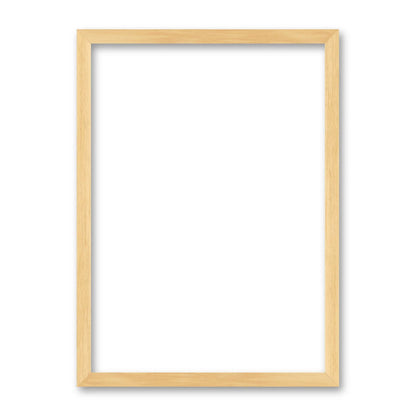 La cornice grezza 50×70 cm su fondo bianco