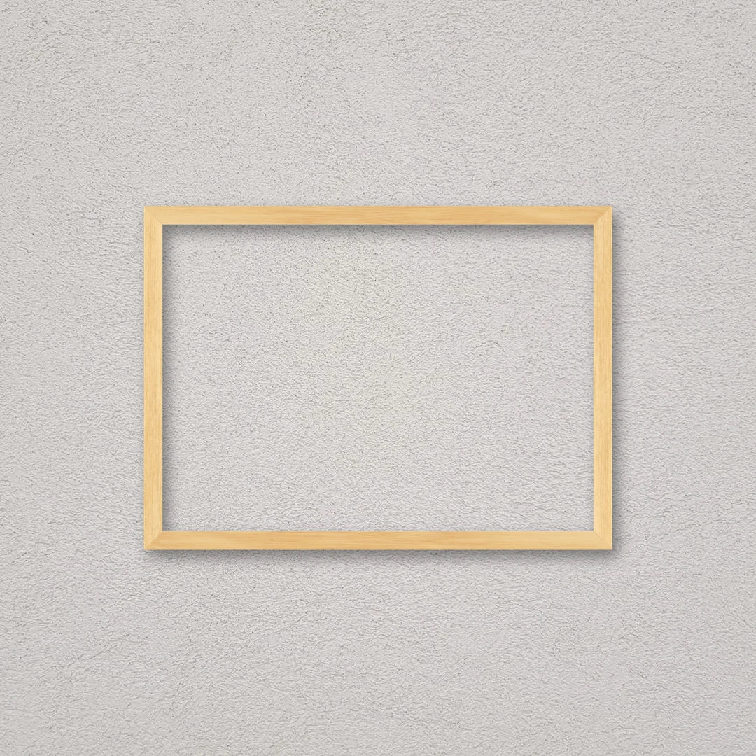 La cornice grezza 50×70 cm a parete di traverso: la cornice pronta per la tua immagine