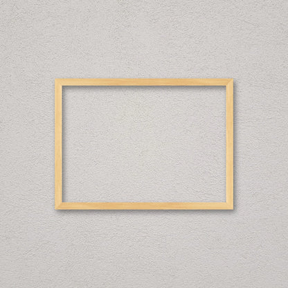 La cornice grezza 50×70 cm a parete di traverso: la cornice pronta per la tua immagine