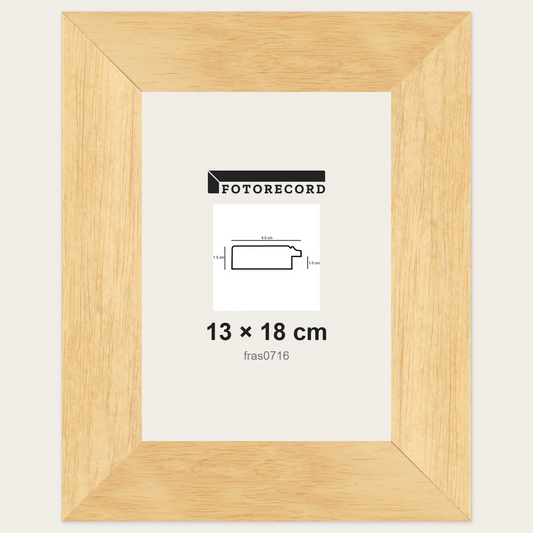 Cornici grezze fai-da-te 13x18 cm — Profilo piatto 40x15 mm