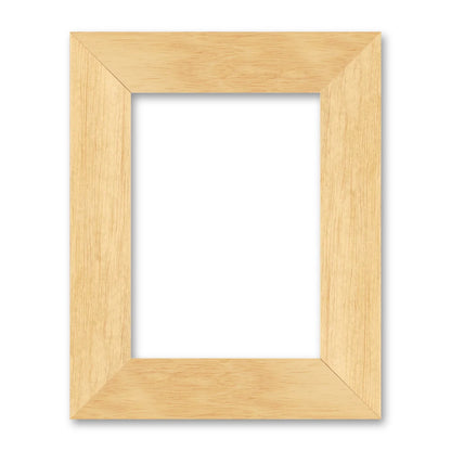 La cornice grezza 13×18 cm su fondo bianco