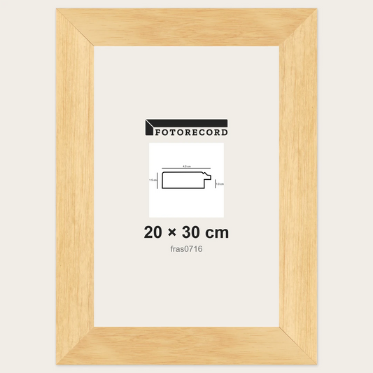 Cornici grezze fai-da-te 20x30 cm — Profilo piatto 40x15 mm
