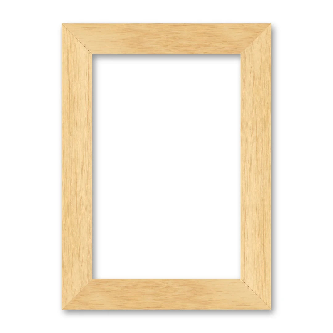 La cornice grezza 20×30 cm su fondo bianco