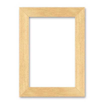 La cornice grezza 20×30 cm su fondo bianco