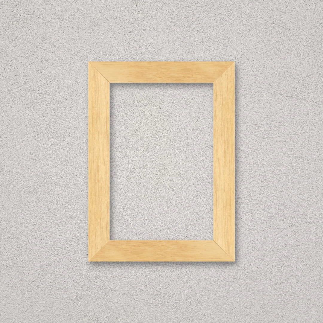 La cornice grezza 20×30 cm a parete: la cornice pronta per la tua immagine