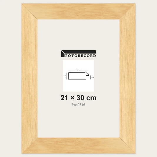 Cornici grezze fai-da-te 21x30 cm — Profilo piatto 40x15 mm