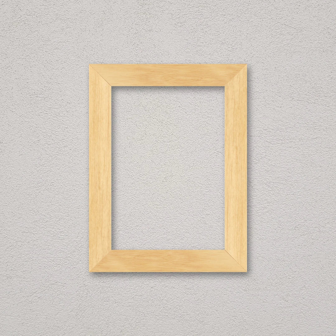 La cornice grezza 21×30 cm a parete: la cornice pronta per la tua immagine