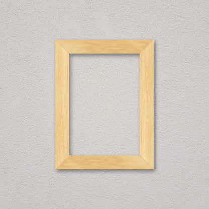 La cornice grezza 21×30 cm a parete: la cornice pronta per la tua immagine