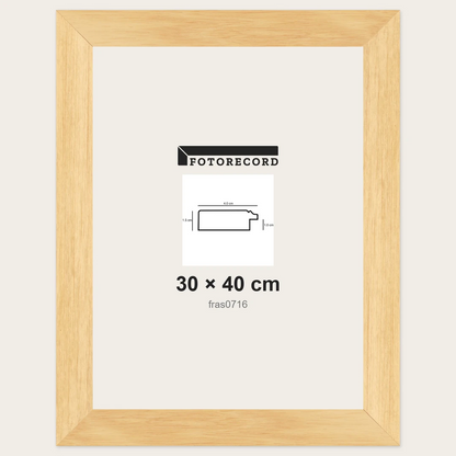 Cornici grezze fai-da-te 30x40 cm — Profilo piatto 40x15 mm