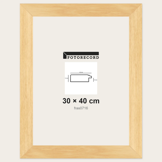 Cornici grezze fai-da-te 30x40 cm — Profilo piatto 40x15 mm
